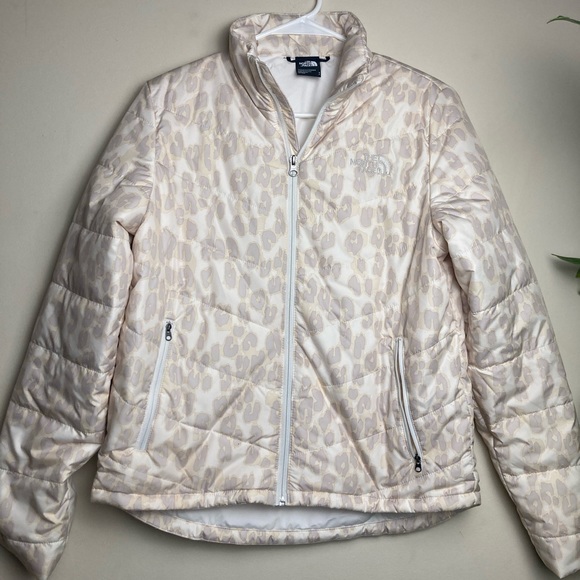 North Face Cheetah Print Puffer Coat 